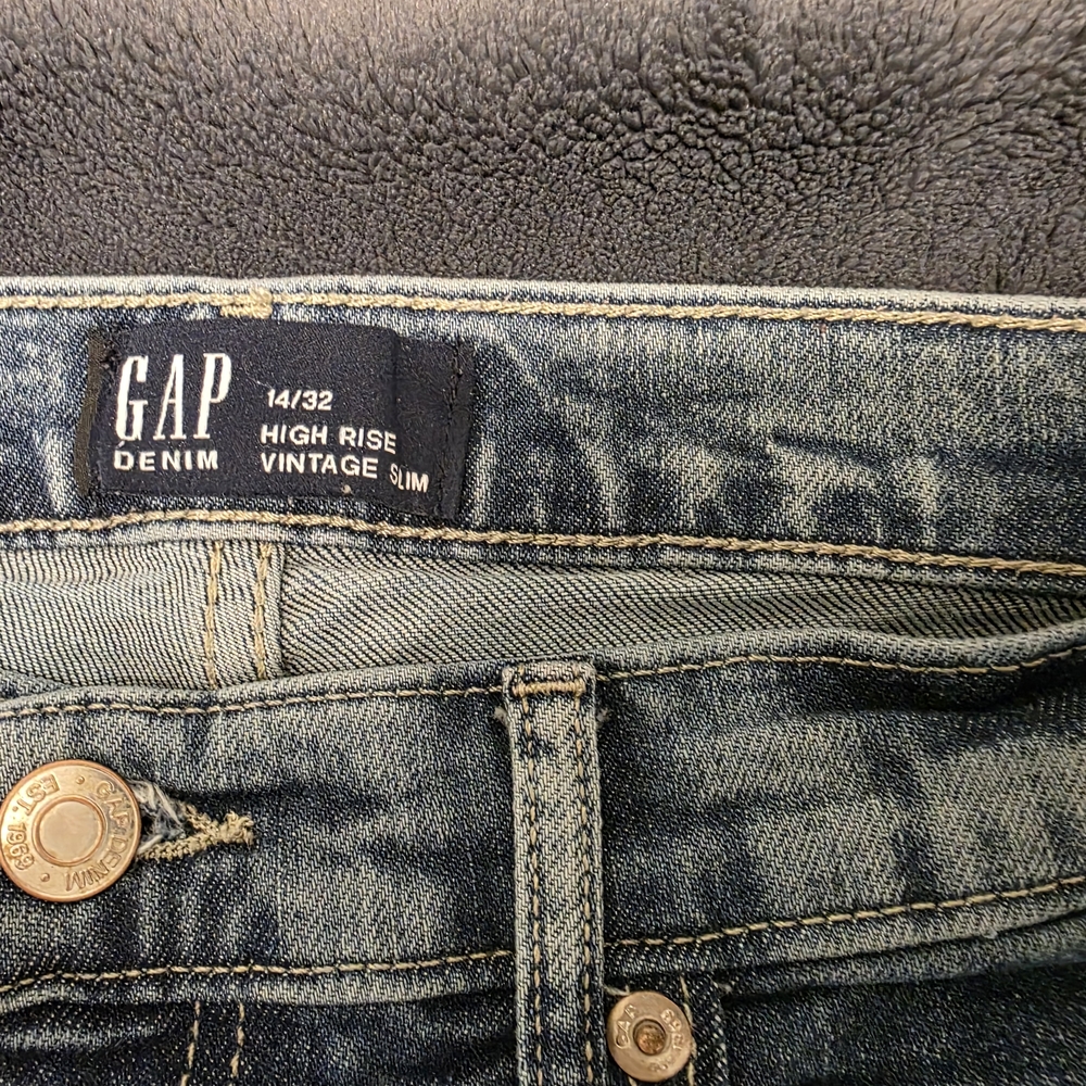 GAP High Rise Vintage Slim Jeans